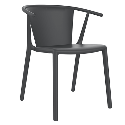Silla Comercial para Terraza Protección UV - RESOL STEELY - Varios Colores - Asiento y Respaldo en Polipropileno - 4024 - Resol - NOGAL BEAT - Sillas