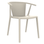 Silla RESOL STEELY con brazos, apilable, en fibra de vidrio con polipropileno