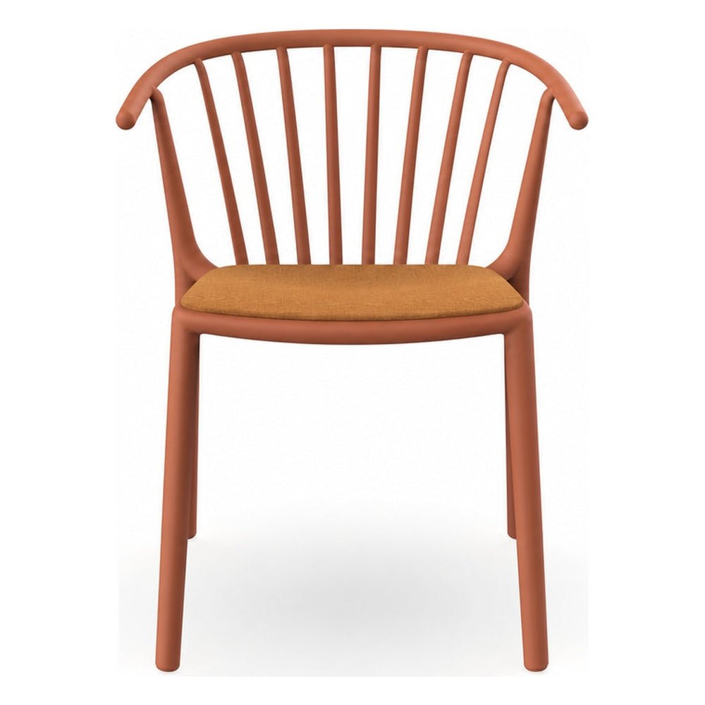 Silla Comercial Tapizada para Restaurante - RESOL WOODY - Varios Colores - 7130 - Resol - NOGAL BEAT - Silla Comercial Interior
