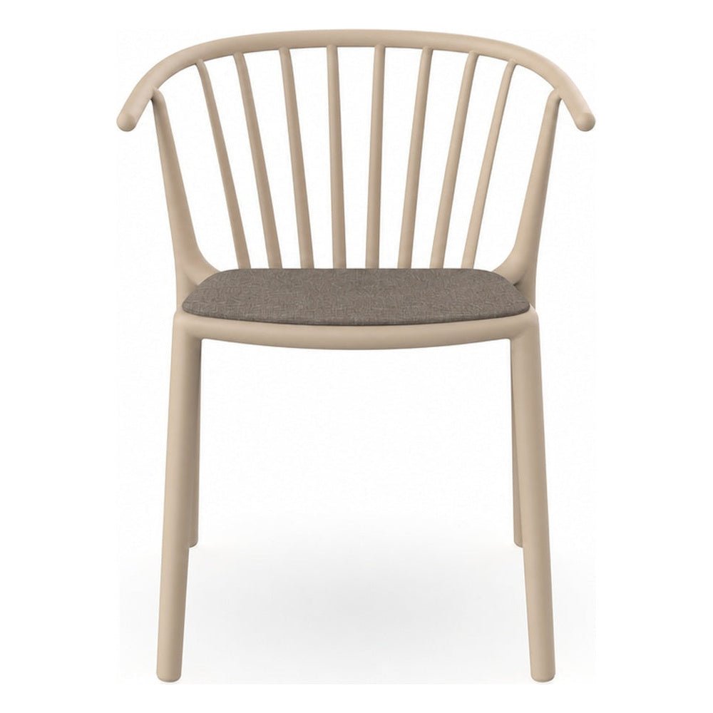Silla Comercial Tapizada para Restaurante - RESOL WOODY - Varios Colores - 7124 - Resol - NOGAL BEAT - Silla Comercial Interior