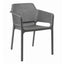Silla de Intemperie para Hotel - NOGAL BEAT JULIA - Varios Colores - Polipropileno - SILLA JULIA Gris - CAMCO - NOGAL BEAT - Silla de Terraza