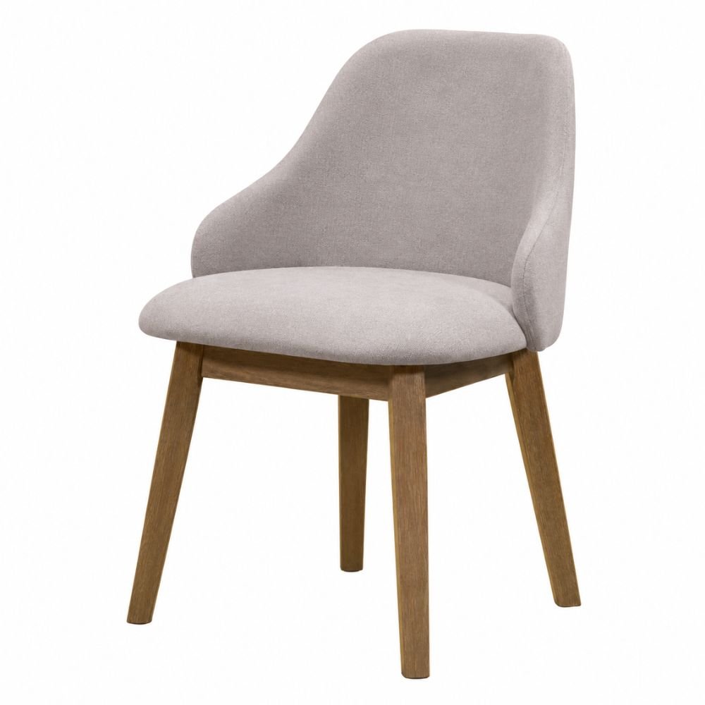Silla de Interior para Áreas de Estar - NOGAL BEAT FINN - Varios Colores - Madera de Roble y Tela Poliéster - SILLA FINN Café - CAMCO - NOGAL BEAT - Silla Comercial Interior