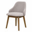 Silla de Interior para Áreas de Estar - NOGAL BEAT FINN - Varios Colores - Madera de Roble y Tela Poliéster - SILLA FINN Café - CAMCO - NOGAL BEAT - Silla Comercial Interior