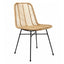 Silla de Interior para Áreas de Estar - NOGAL BEAT SIAM - Varios Colores - Hierro y Rattan - SILLA SIAM Natural - CAMCO - NOGAL BEAT - Silla Comercial Interior
