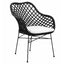 Silla de Interior para Hotel - NOGAL BEAT PALOPO - Varios Colores - Hierro y Rattan - SILLA PALOPO Negro - CAMCO - NOGAL BEAT - Silla Comercial Interior
