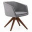 Silla de Oficina de Recepción - LABENZE MEG - Varios Colores - Tapizado con Respaldo y Descansabrazos - 155-10430-000 GRADO 0 - Labenze - NOGAL BEAT - Silla de Visita