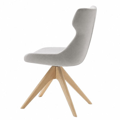 Silla de recepción LABENZE NELL tapizada con respaldo envolvente