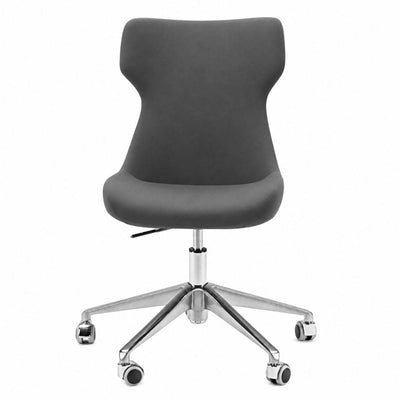 Silla de recepción LABENZE NELL tapizada con respaldo envolvente