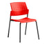 Silla de Oficina de Sala de Espera - LABENZE ARETA 106-00200 - Varios Colores - Estructura Tubular Negro sin Brazos - 106-00200 - Labenze - NOGAL BEAT - Silla de Visita