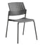 Silla de Oficina de Sala de Espera - LABENZE ARETA 106-00200 - Varios Colores - Estructura Tubular Negro sin Brazos - 106-00200 - Labenze - NOGAL BEAT - Silla de Visita