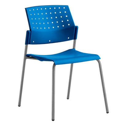 Silla de Oficina de Sala de Espera - LABENZE ARETA 106-00210 - Varios Colores - Estructura Tubular Gris sin Brazos - 106-00210 - Labenze - NOGAL BEAT - Silla de Visita
