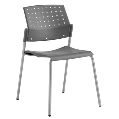 Silla de Oficina de Sala de Espera - LABENZE ARETA 106-00210 - Varios Colores - Estructura Tubular Gris sin Brazos - 106-00210 - Labenze - NOGAL BEAT - Silla de Visita