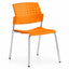 Silla de Oficina de Sala de Espera - LABENZE ARETA 106-00220 - Varios Colores - Estructura Tubular Cromado sin Brazos - 106-00220 - Labenze - NOGAL BEAT - Silla de Visita