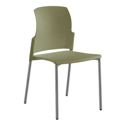 Silla de Oficina de Sala de Espera - LABENZE CLASS 106-00710 - Varios Colores - Patas Tubular Gris sin Brazos - 106-00710 - Labenze - NOGAL BEAT - Silla de Visita