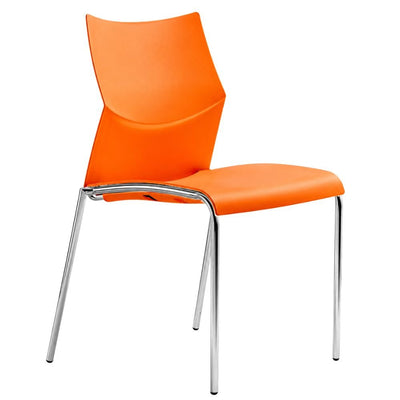 Silla de Oficina de Sala de Espera - LABENZE NIZZA 106-00420 - Varios Colores - Fija sin Brazos y Patas Tubular Cromado