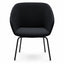 Silla de Oficina de Sala de Espera Varios Diseños - LABENZE BRECK - Varios Colores - Tapizado con Respaldo y Descansabrazos - 155-30845-NGO GRADO 0 - Labenze - NOGAL BEAT - Silla de Visita