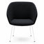 Silla de Oficina de Sala de Espera Varios Diseños - LABENZE BRECK - Varios Colores - Tapizado con Respaldo y Descansabrazos - 155-30845-BCO GRADO 0 - Labenze - NOGAL BEAT - Silla de Visita