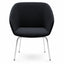 Silla de Oficina de Sala de Espera Varios Diseños - LABENZE BRECK - Varios Colores - Tapizado con Respaldo y Descansabrazos - 155-30845-CRO GRADO 0 - Labenze - NOGAL BEAT - Silla de Visita