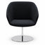 Silla de sala de espera LABENZE BRECK tapizada con respaldo, descansabrazos integrados y base a elegir