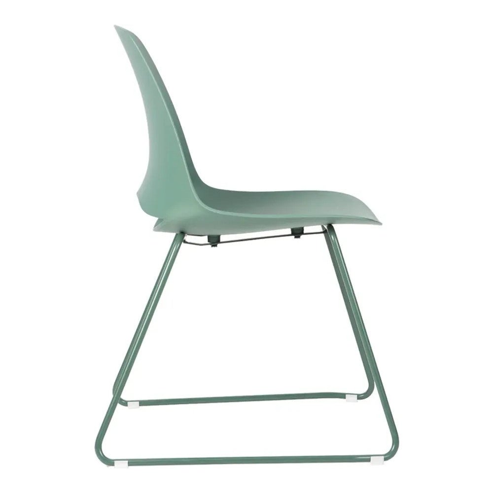 Silla de Oficina de Visita Trineo - VERSA ALTUS PITCH - Varios Colores - Asiento y Respaldo en Polipropileno - AL-612 - VERSA - NOGAL BEAT - Silla de Visita