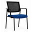 Silla de Oficina de Visita - VERSA ALTUS BRIA - Estructura Aluminio - Asiento Tapizado y Respaldo en Malla Negra - AL-324N - VERSA - NOGAL BEAT - Silla de Visita