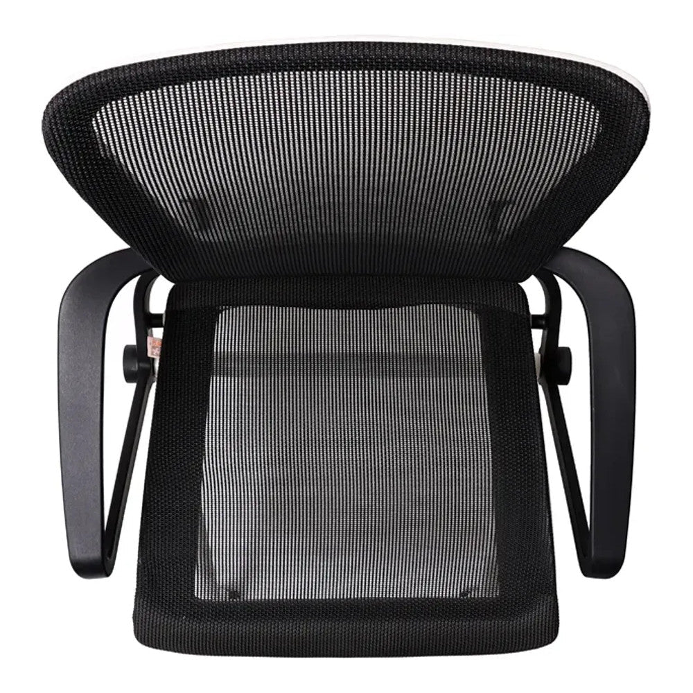 Silla de Oficina de Visita - VERSA ALTUS - Estructura Aluminio - Asiento Abatible y Respaldo Reclinable en Malla - AL-2516 - VERSA - NOGAL BEAT - Silla de Visita