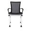 Silla de Oficina de Visita - VERSA ALTUS - Estructura Aluminio - Asiento Abatible y Respaldo Reclinable en Malla - AL-2516 - VERSA - NOGAL BEAT - Silla de Visita