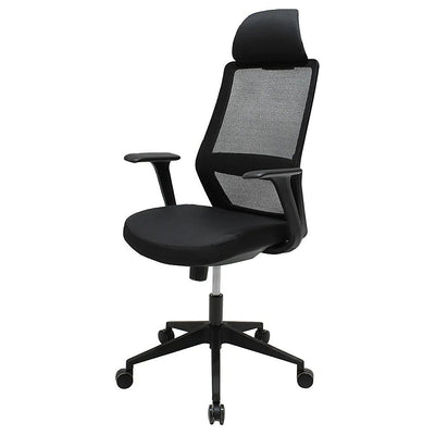 Silla de Oficina Directiva - KINGSTRONG RUAN 8323 SILL0904939 - Varios Colores - Respaldo en Malla y Asiento Tapizado - SILL0904939 - Mundo In - NOGAL BEAT - Silla Directiva