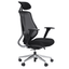 Silla ejecutiva ALBAR AC-40E con respaldo en malla ajustable en 9 posiciones y soporte lumbar activo.