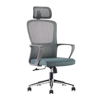 Silla De Oficina Ejecutiva - ALBAR LK - 20CC - Varios Colores - Respaldo En Malla y Asiento Tapizado - LK - 20CC - ALBAR - NOGAL BEAT - Sillas de oficina