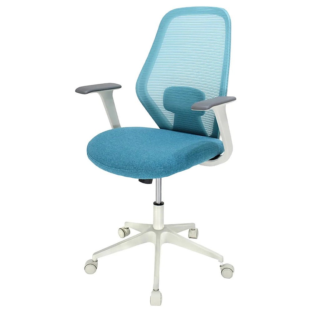 Silla de Oficina Ejecutiva - KINGSTRONG BASTIA 8349W SILL0904940 - Varios Colores - Respaldo en Malla y Asiento Tapizado - SILL0904940 - Mundo In - NOGAL BEAT - Silla Ejecutiva