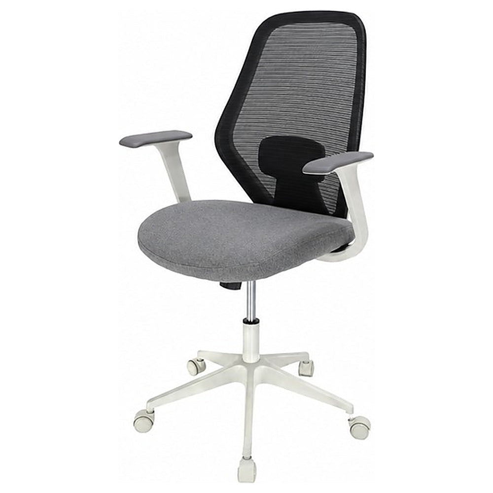 Silla de Oficina Ejecutiva - KINGSTRONG BASTIA 8349W SILL0904940 - Varios Colores - Respaldo en Malla y Asiento Tapizado - SILL0904940 - Mundo In - NOGAL BEAT - Silla Ejecutiva