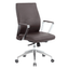 Silla ejecutiva ALBAR AC-15 tapizada en vinil con base cromada de 5 puntas.