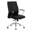 Silla ejecutiva ALBAR AC-15 tapizada en vinil con base cromada de 5 puntas.