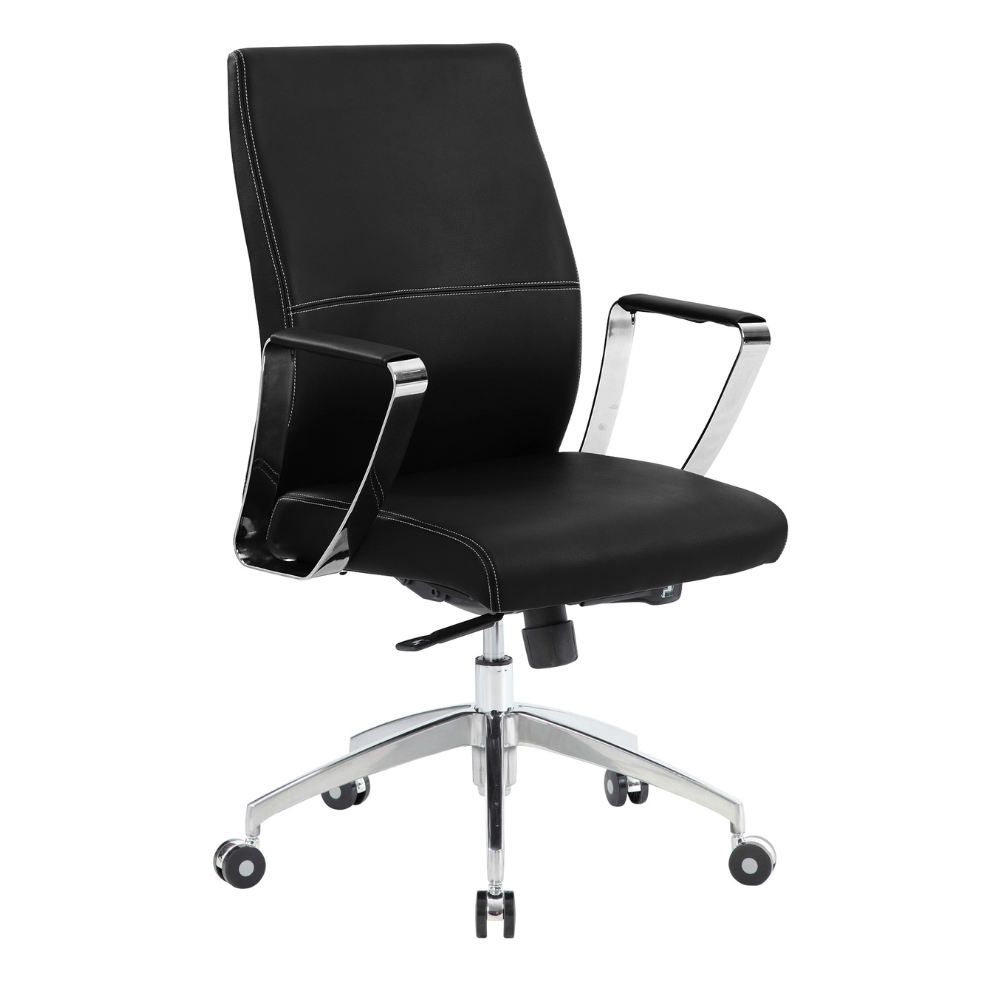 Silla de Oficina Ejecutiva - OFFIHO AC - 15 - Varios Colores - Respaldo y Asiento Tapizado - AC - 15 - ALBAR - NOGAL BEAT - Sillas de Oficina