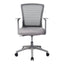 Silla de Oficina Ejecutiva Respaldo Medio - VERSA ALTUS OMEGA - Estructura Aluminio - Version Gris - AL-2632G - VERSA - NOGAL BEAT - Silla Ejecutiva