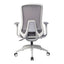 Silla de Oficina Ejecutiva - VERSA ALTUS ANIA - Estructura Aluminio - Asiento Tapizado en Tela y Respaldo en Malla - AL-2622 - VERSA - NOGAL BEAT - Silla Ejecutiva