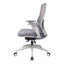 Silla de Oficina Ejecutiva - VERSA ALTUS ANIA - Estructura Aluminio - Asiento Tapizado en Tela y Respaldo en Malla - AL-2622 - VERSA - NOGAL BEAT - Silla Ejecutiva