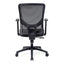 Silla de Oficina Ejecutiva - VERSA ALTUS CAVALLI - Estructura Aluminio - Asiento Tapizado en Tela con Costura y Respaldo - AL-294N - VERSA - NOGAL BEAT - Silla Ejecutiva