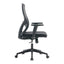 Silla de Oficina Ejecutiva - VERSA ALTUS NARA - Estructura Aluminio - Asiento Tapizado en Tela y Respaldo en Malla - AL-2629 - VERSA - NOGAL BEAT - Silla Ejecutiva
