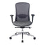 Silla de Oficina Ejecutiva - VERSA ALTUS OMNIA - Estructura Aluminio - Asiento Tapizado en Tela y Respaldo en Malla - AL-2627 - VERSA - NOGAL BEAT - Silla Ejecutiva