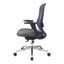 Silla de Oficina Ejecutiva - VERSA ALTUS OMNIA - Estructura Aluminio - Asiento Tapizado en Tela y Respaldo en Malla - AL-2627 - VERSA - NOGAL BEAT - Silla Ejecutiva