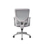 Silla de Oficina Ejecutiva - VERSA ALTUS PRATA - Estructura Aluminio - Asiento Tapizado en Tela con Costura y Respaldo - AL-294G - VERSA - NOGAL BEAT - Silla Ejecutiva