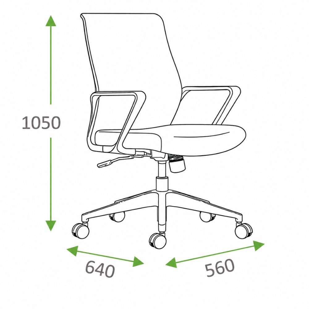 Silla de Oficina Ejecutiva - VERSA ERGOSTAR BOREA - Negro - Respaldo en Malla y Asiento Tapizado - ES-150 - VERSA - NOGAL BEAT - Silla Ejecutiva