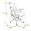 Silla de Oficina Ejecutiva - VERSA ERGOSTAR WULF - Negro con Blanco - Respaldo en Malla y Asiento Tapizado - ES-280 - VERSA - NOGAL BEAT - Silla Ejecutiva