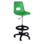 Silla de oficina kit cajero ALBAR PL-19 A con asiento y respaldo de polipropileno, base de nylon de 5 puntas y descansa pies