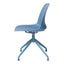 Silla de Oficina Operativa 4 Puntas - VERSA ALTUS PITCH - Concha - Asiento y Respaldo en Polipropileno - AL-614 - VERSA - NOGAL BEAT - Silla Operativa