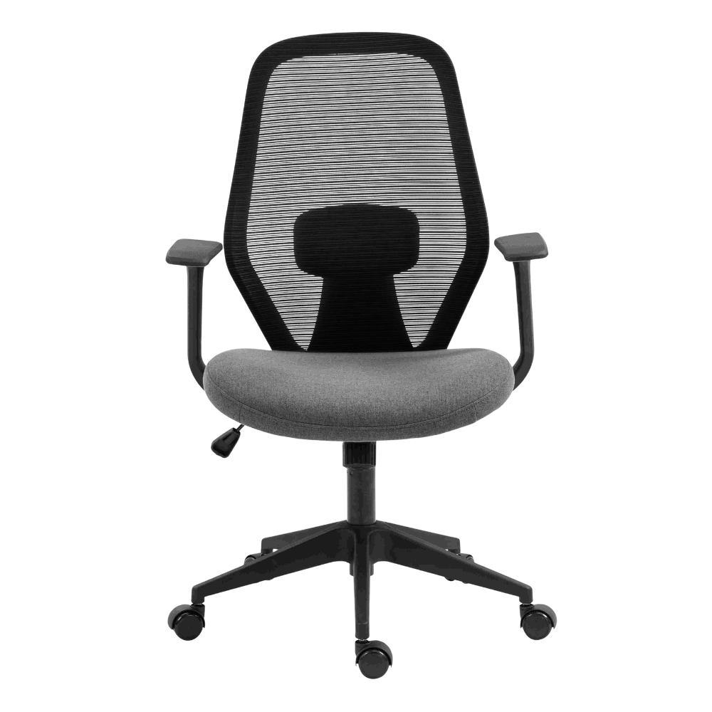 Silla De Oficina Operativa - AC - 20 NN - Negro - Respaldo En Malla y Asiento Tapizado - AC - 20 NN - ALBAR - NOGAL BEAT - Silla de oficina