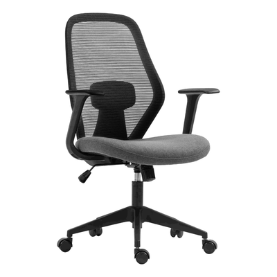 Silla De Oficina Operativa - AC - 20 NN - Negro - Respaldo En Malla y Asiento Tapizado - AC - 20 NN - ALBAR - NOGAL BEAT - Silla de oficina