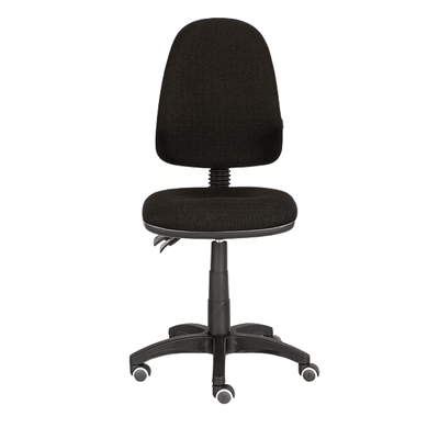 Silla de Oficina Operativa - ALBAR E - 90N SB - Negro - Respaldo y asiento Tapizados - E-90N SB - ALBAR - NOGAL BEAT - Sillas de Oficina